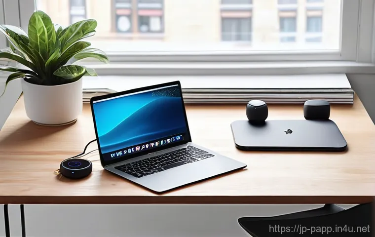 휴대용 무선 충전 패드 - **Prompt 1: Streamlined Workspace for Enhanced Productivity**
    "A clean, minimalist home office d...